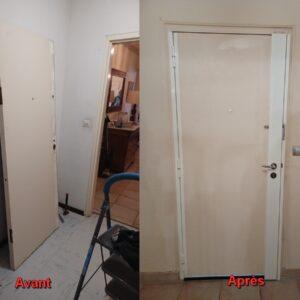 Blindage de porte 5 points A2P avec barre de pivot