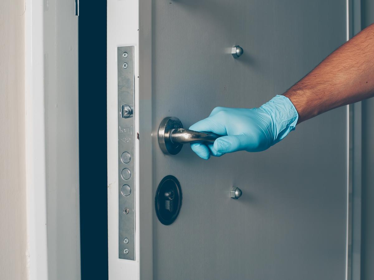 Ouverture porte blindée bloquée